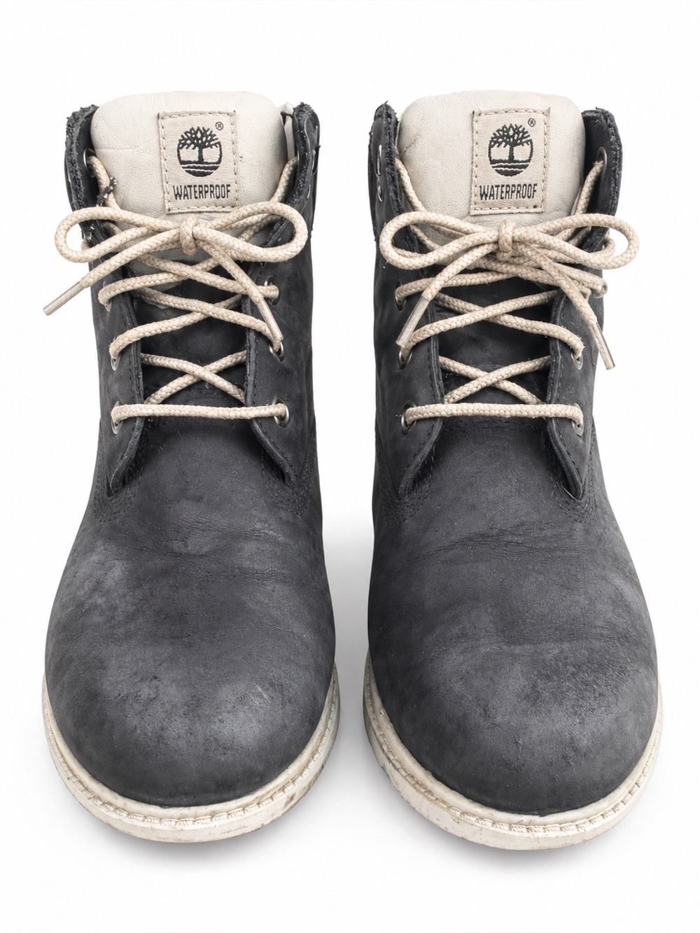 Timberland Waterproof Black Leather Lace Up Ankle Boots EU 36 US 4